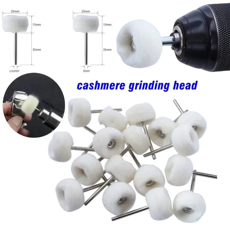 Набор шлифовальных головок для Dremel White 5pcs With 3mm Shank