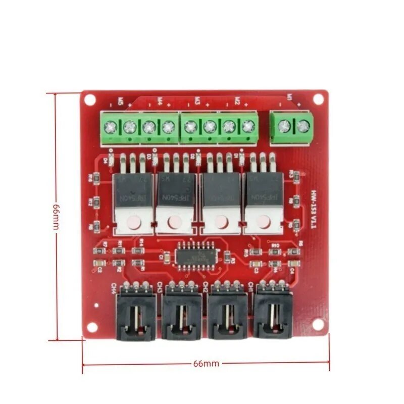 Модуль переключателя MOSFET IRF540 V4.0 SZYTF, 4 channel