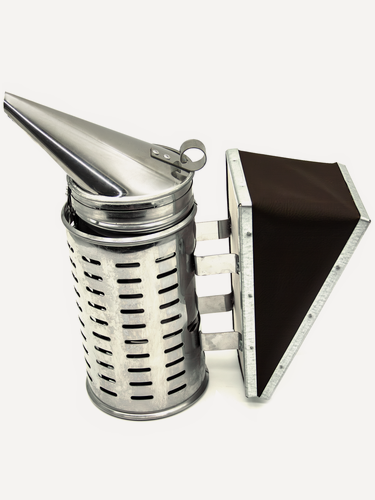 Изображение товара Дымарь для пчеловода из нержавеющей стали, с экраном, ДП-3, Планета Садовод, Серый