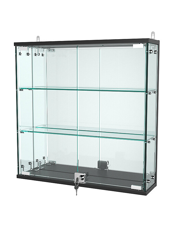 Витрина "атриум" настенная №1-5, Черный. Производитель товара - компания Westcom.