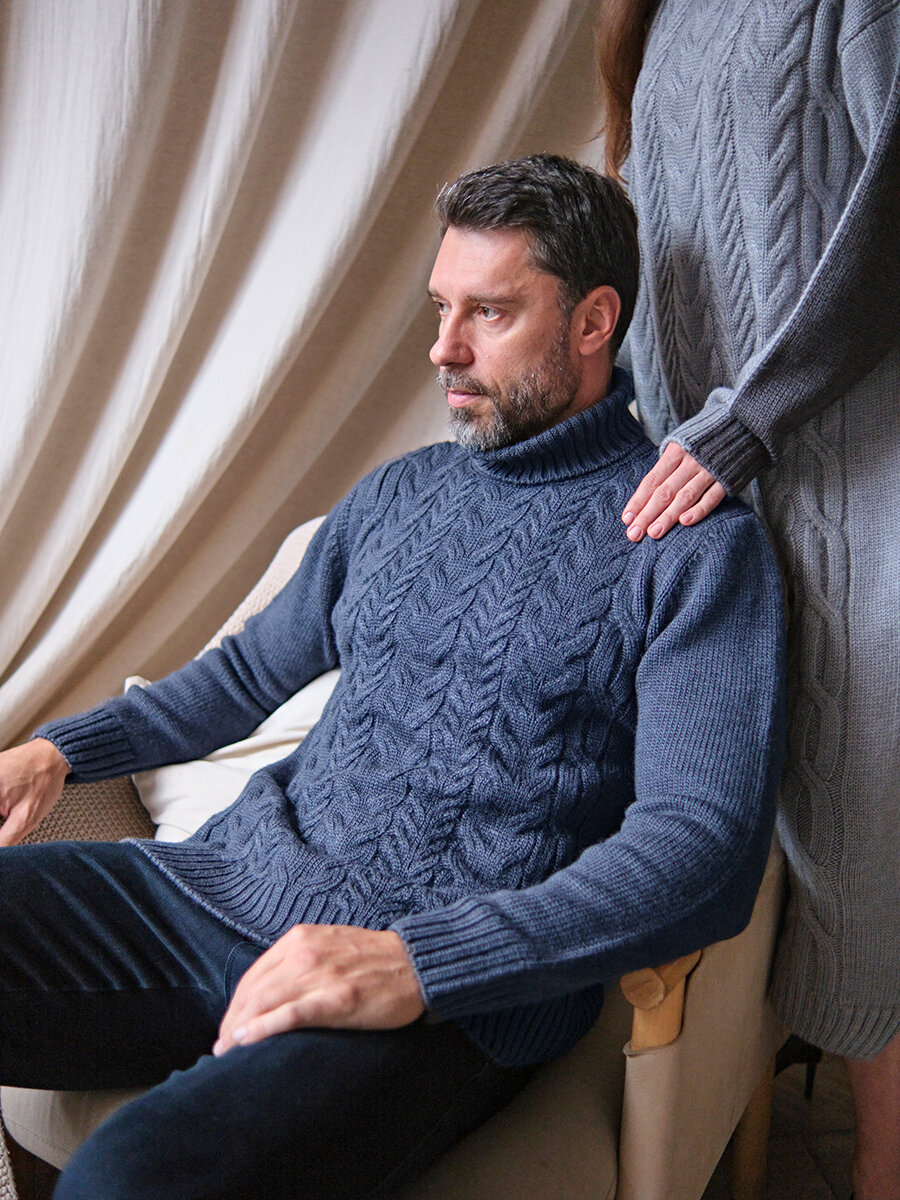 Свитер Ecopooh TWIN, размер 48-50, , Джинс