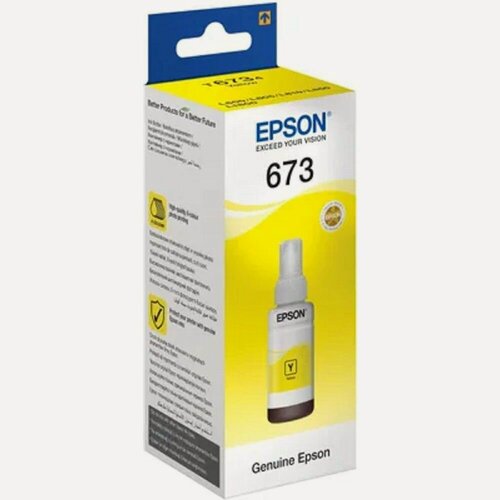 Изображение товара Epson Расходные материалы C13T67344A 98 Чернила для L800 1800 yellow 70 мл