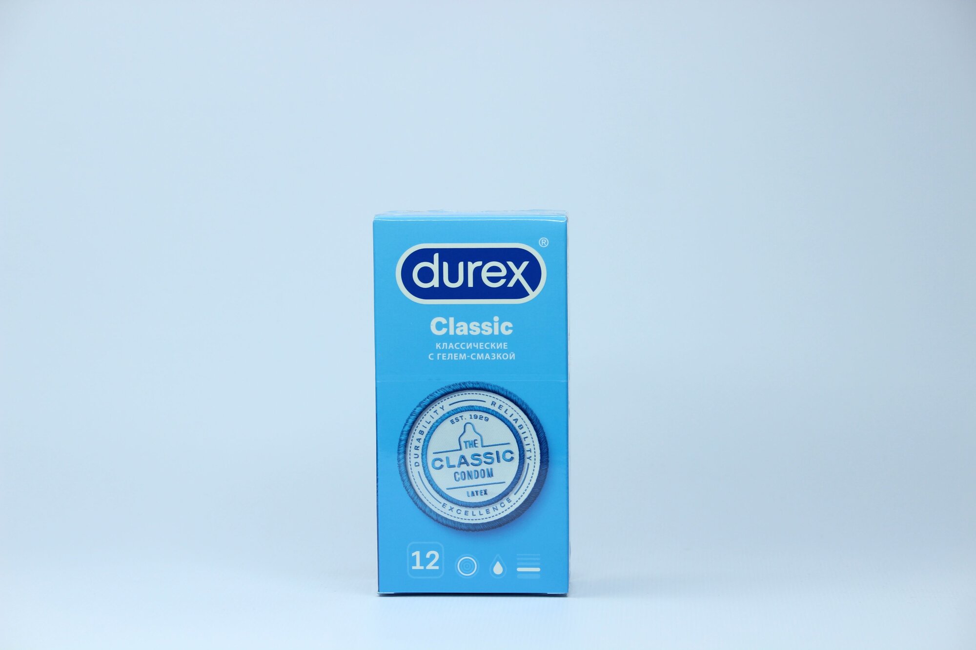 Презервативы Durex Classic 12 шт в упаковке — фото 1
