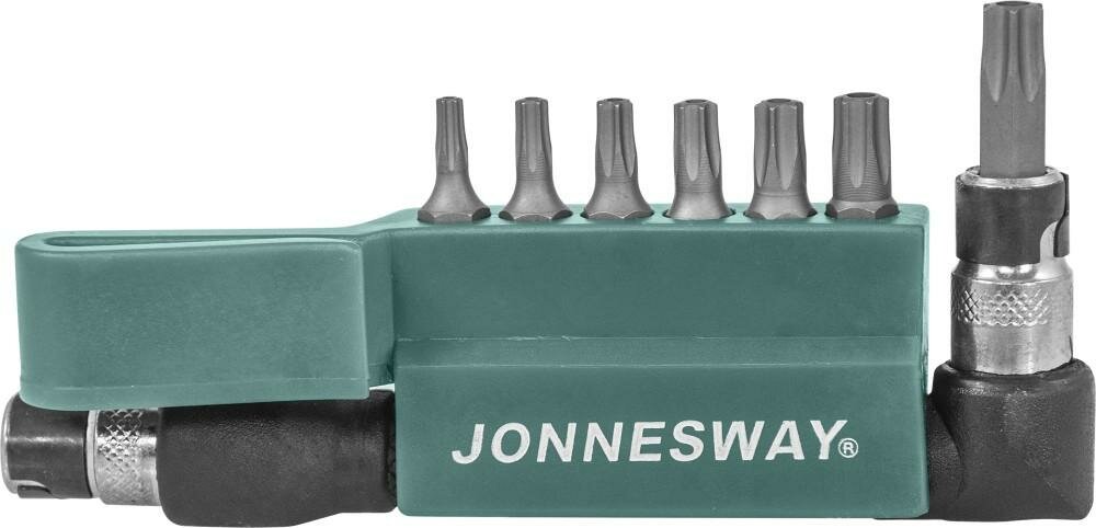 Набор бит Torx 8 пр. T10-40 1/4" с отверстием JW JONNESWAY S08H2ST8S | цена за 1 шт