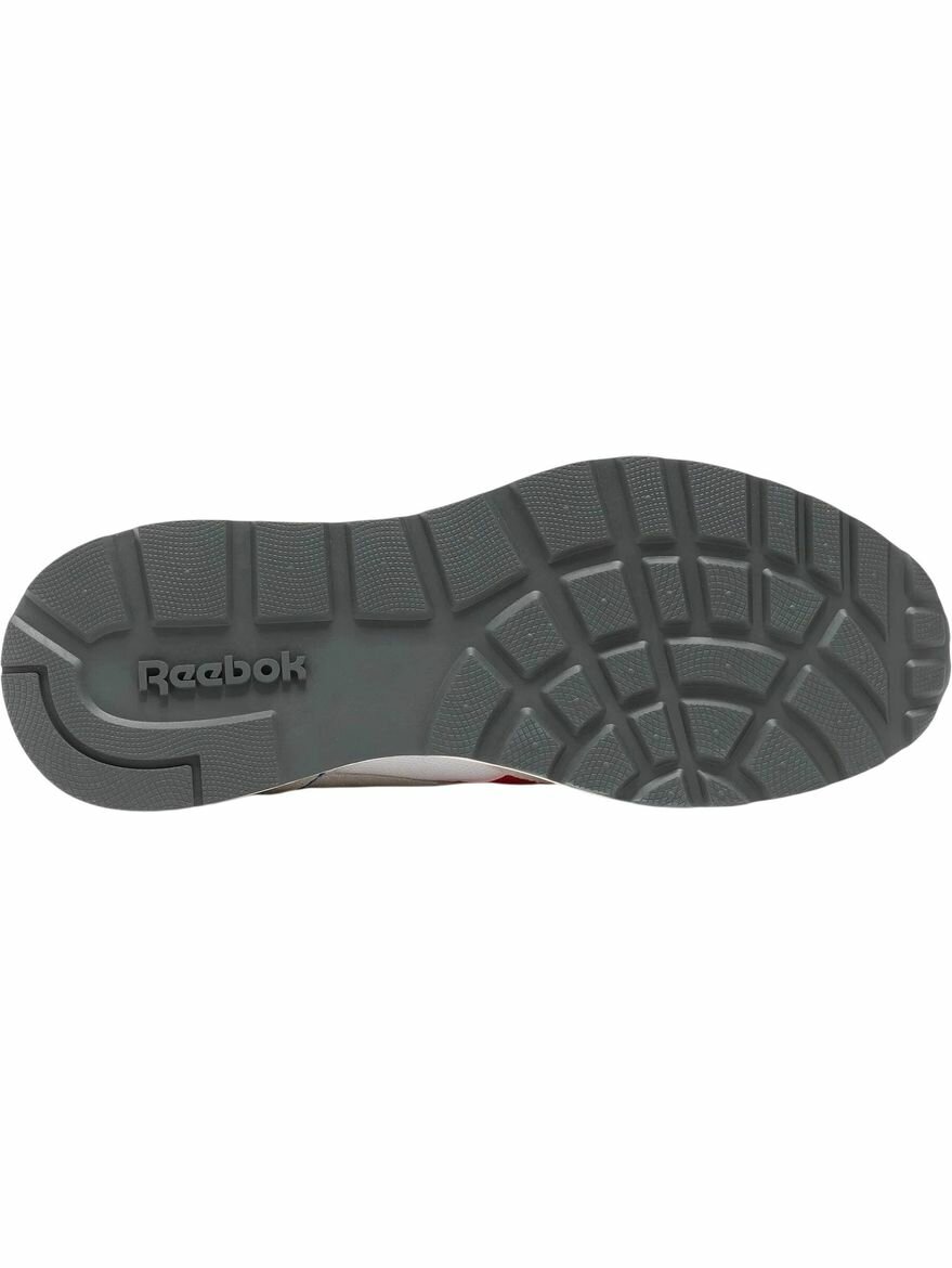 Кроссовки Reebok GL1100, полнота F, размер 10 US, серый/красный/голубой — фото 1