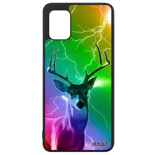 фото Ударопрочный чехол на телефон // samsung galaxy a31 // "олень" рога самец, utaupia, цветной