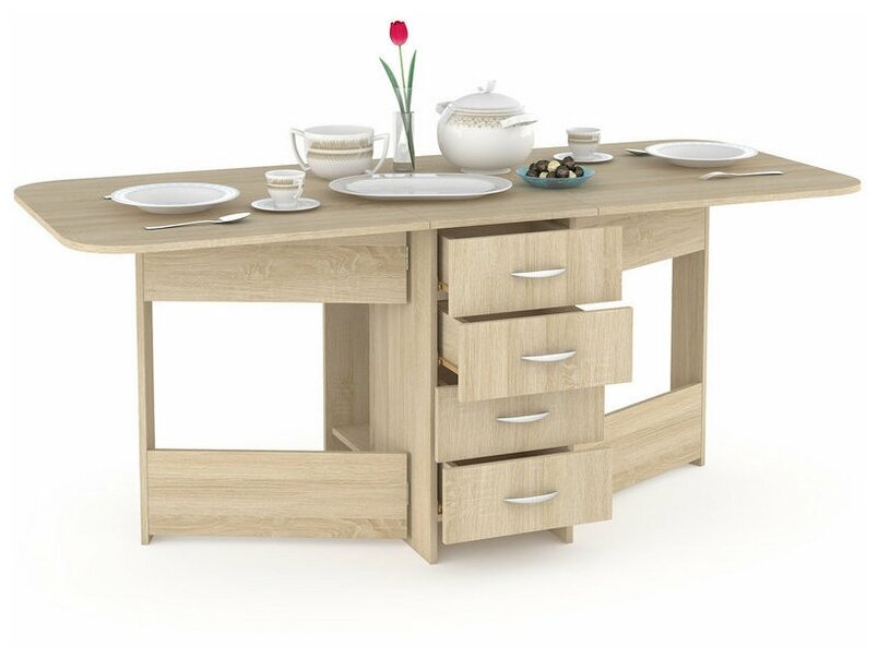 фото Стол-книжка Моби Глория 606 Дуб Сонома