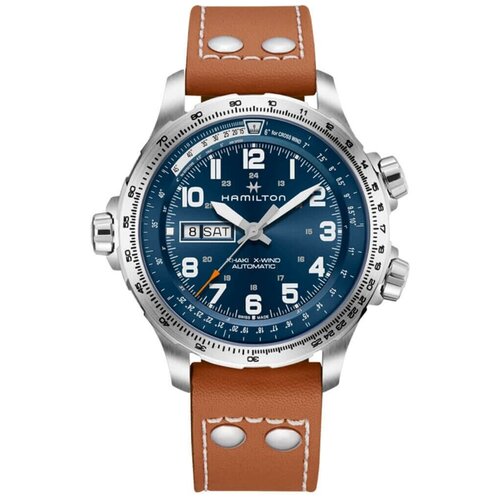 фото Наручные часы hamilton khaki aviation, серебряный