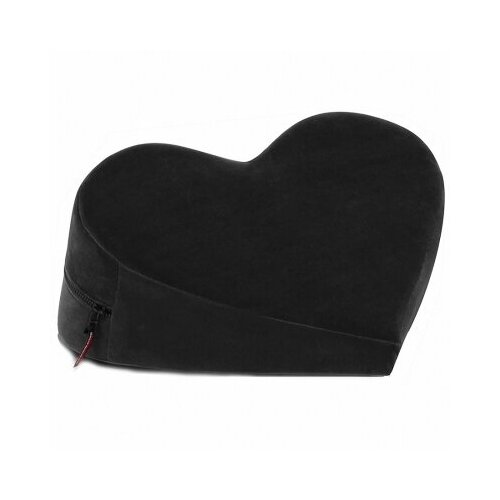 фото Подушка для любви liberator retail heart wedge малая в виде сердца, черный вельвет