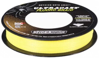 Леска Spiderwire Ultra Cast Fluorobraid 0.12mm 110m Yellow 1258771