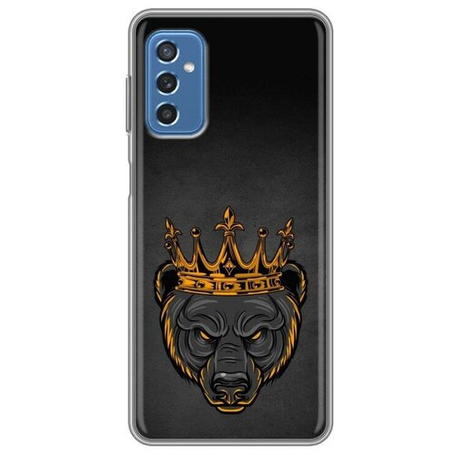 Дизайнерский силиконовый чехол для Samsung Galaxy M52 5G Король медведь дизайнерский силиконовый чехол для google pixel 5a 5g король медведь