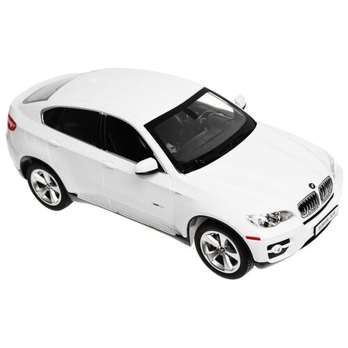 Легковой автомобиль Rastar BMW X6, 31400, 1:14, 42 см, белый легковой автомобиль rastar bmw x6 31700 1 24 20 см белый