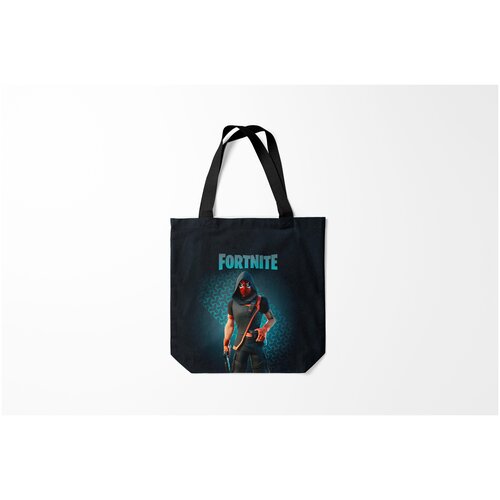 фото Сумка-шоппер / 40х40 см / геймерам / fortnite street serpent burnettie