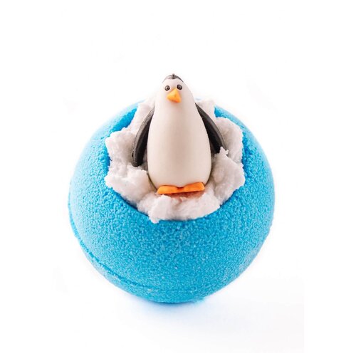 Bomb Master Бомбочка для ванн Пингвин, 130 г бомбочка соль для ванн бурлящий шар разноцветная гейзер шарик для ванн 130 гр