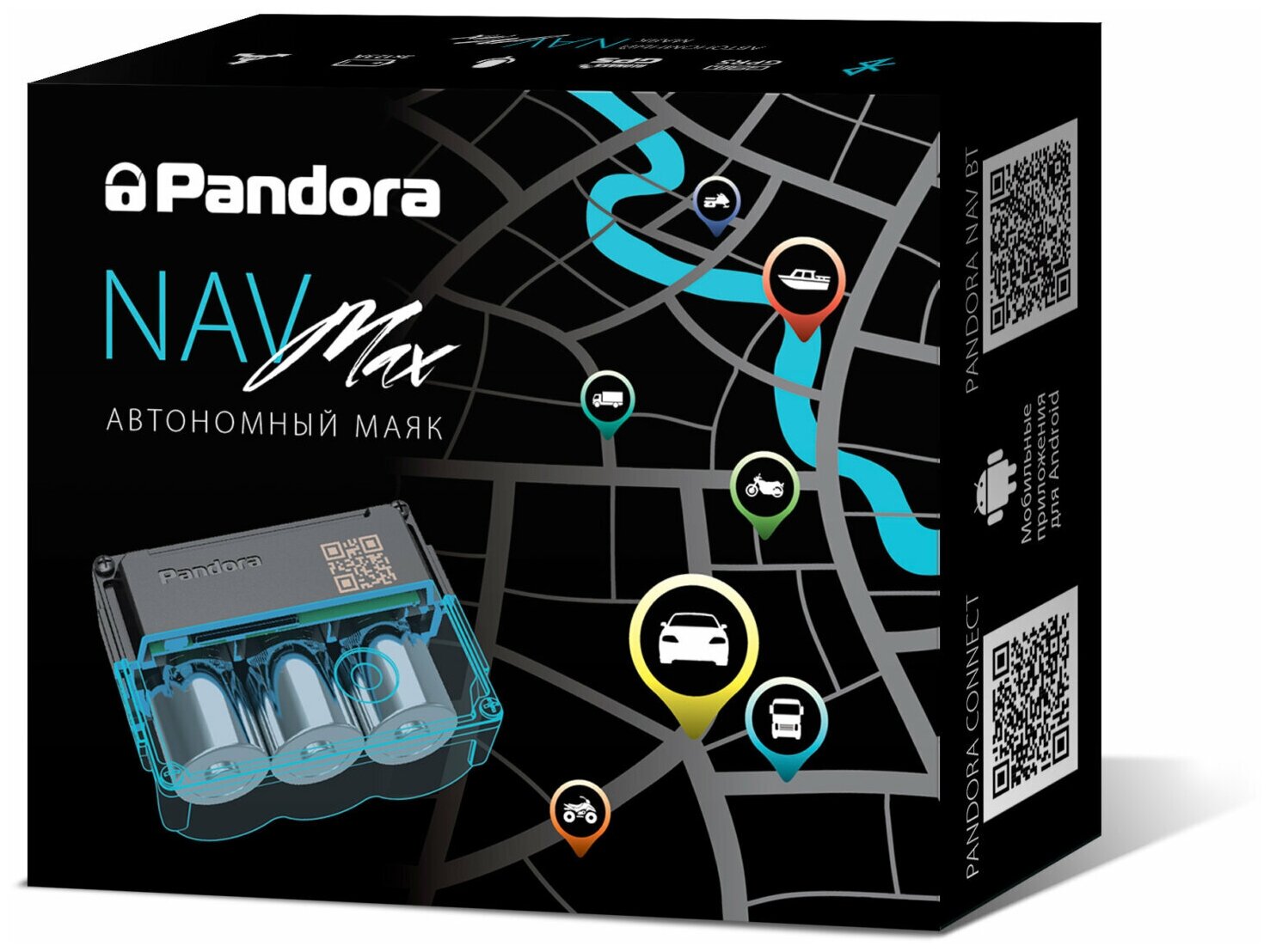Миниатюрный GPS/Глонасс маяк-трекер Pandora NAV Max