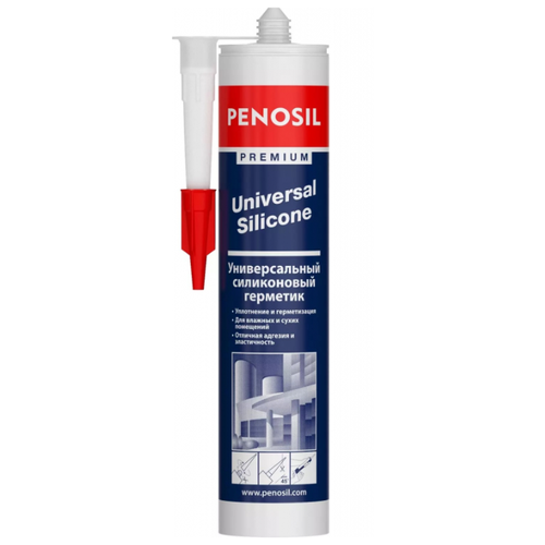 Герметик PENOSIL Premium Universal Silicone 280ml прозрачный H4175 герметик penosil universal silicone универсальный 310 мл прозрачный