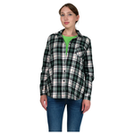 Рубашка в клетку фланель зеленый с длинным рукавом Magic Jewel 37031-3 - изображение