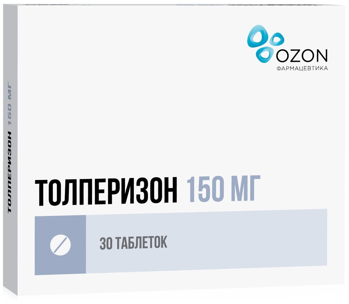 Толперизон таб. п/о плен., 150 мг, 30 шт.