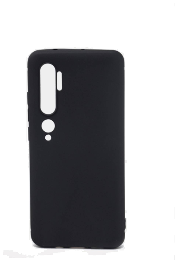 Силиконовый чехол черный для Xiaomi Mi Note 10 / Mi Note 10 Pro / Mi CC9 Pro