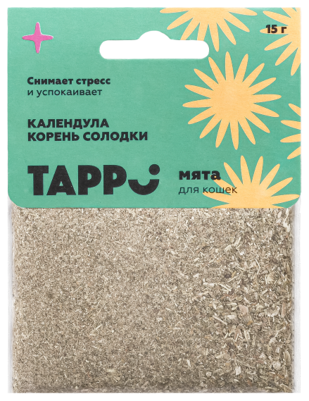 Tappi игрушки Кошачья мята с календулой и корнем солодки в пакете 77ос25 0,015 кг 37658 - фотография № 2