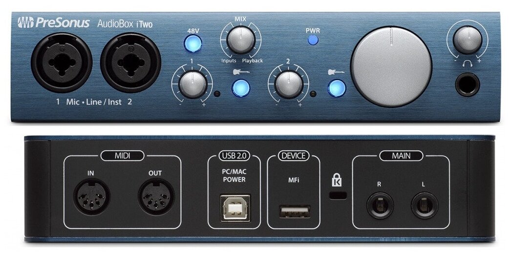 Внешняя звуковая карта PreSonus AudioBox iTwo Studio