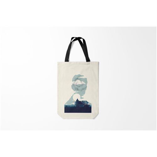 фото Сумка-шоппер / 31х42 см / сериалы / true detective настоящий детектив burnettie