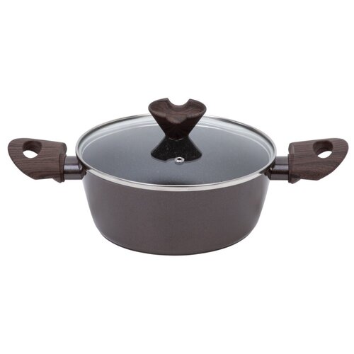 Кастрюля с крышкой RESTO Carina 93018 антипригарное покрытие, 2.5 л, 20 см