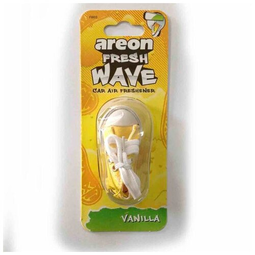 фото Ароматизатор areon подвесной fresh wave блистер кеда "vanilla"
