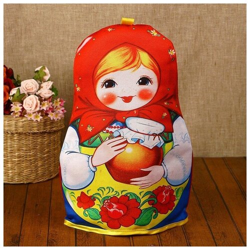Грелка на чайник Матрёшка с горшочком 1677₽
