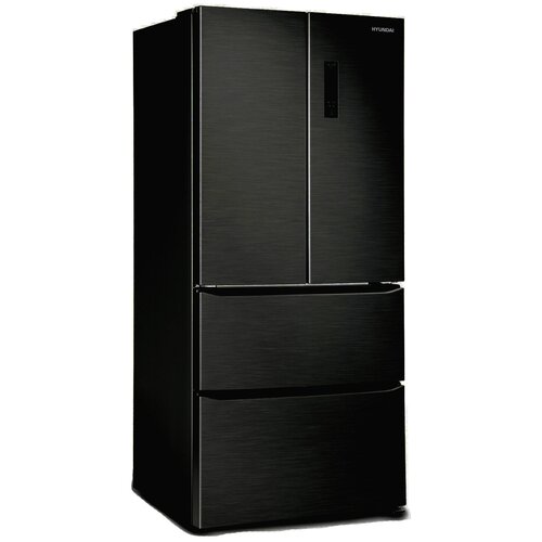 Hyundai Холодильник Hyundai CM5045FDX черная сталь (трехкамерный)