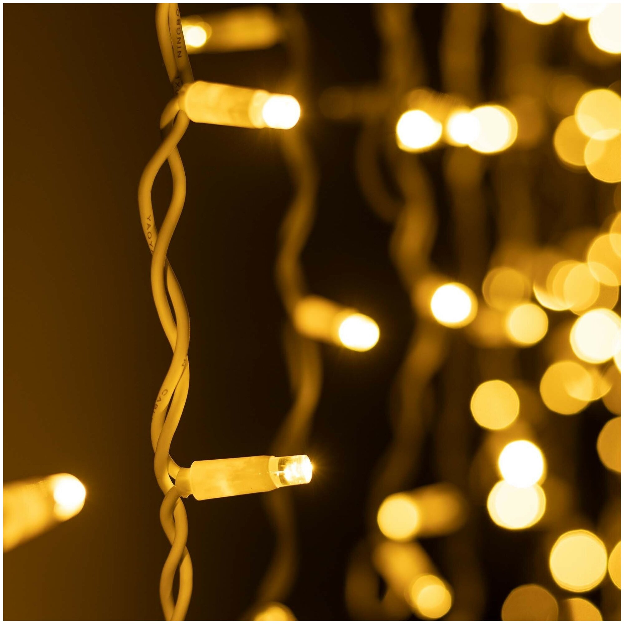 034127 Светодиодная гирлянда ARD-EDGE-PRO-4000x600-WHITE-128LED-MILK-FLASH Warm/Warm (230V, 8W) (Ardecoled, IP65)