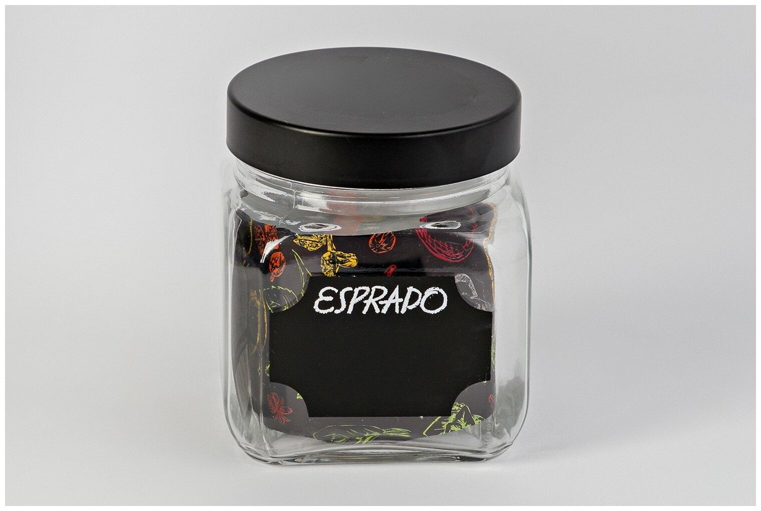 Банка для сыпучих продуктов Esprado Fresco 250 мл стекло цвет прозрачный - фото №5