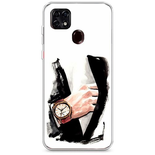 фото Силиконовый чехол "черный смокинг" на zte zte blade 20 smart / зте блейд 20 смарт case place