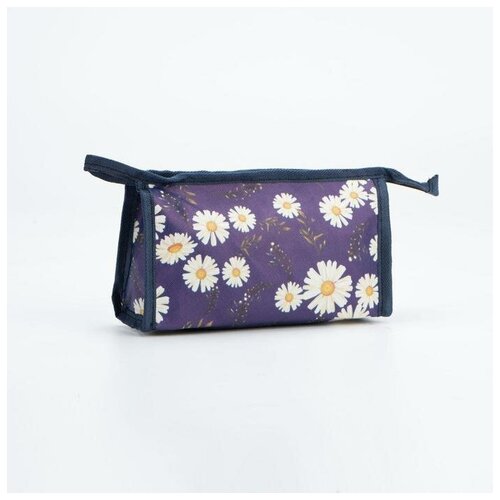 фото Косметичка на молнии, цвет синий