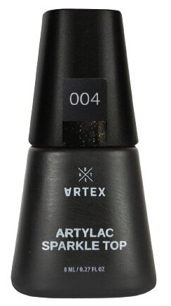 ARTEX Верхнее покрытие Artylac Sparkle Top, 004, 8 мл