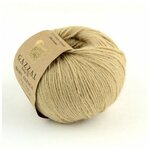 Пряжа Gazzal Baby Alpaca (55% Беби альпака, 45% Мериносовая шерсть файн супервош) 50 г 160 м, 46005 кэмел , 1 моток - изображение