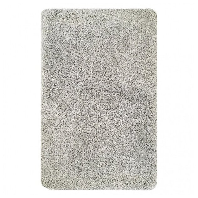 фото Коврик для ванной L'CADESI Alya 60х100 см полипропилен серый