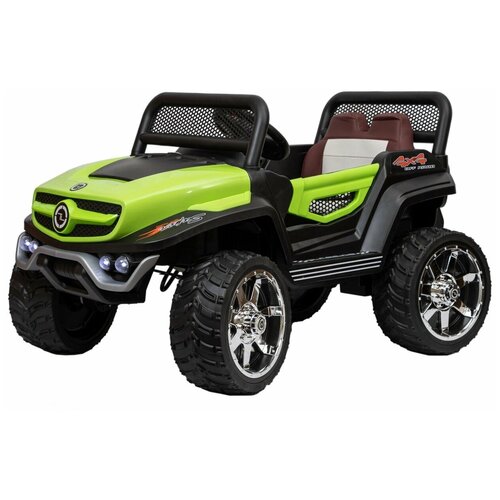Купить Детский электромобиль Багги Unimog Small Зеленый, полноприводный, с пультом, Toyland, зеленый