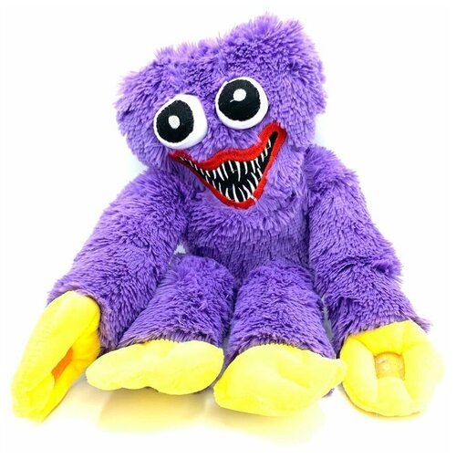 Мягкая игрушка Хагги-Вагги большой 55 см/ Мягкая игрушка с липучими лапами Фиолетовый