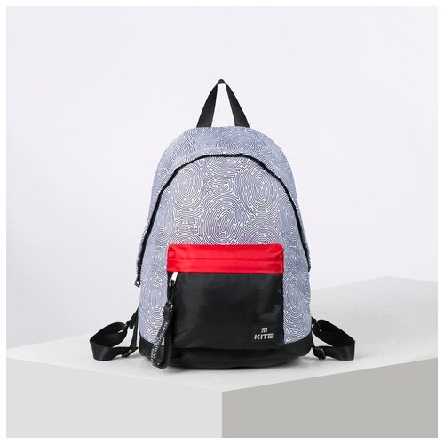 фото Рюкзак школьный kite 910 40*29.5*15 сity, чёрный/белый k20-910m-1