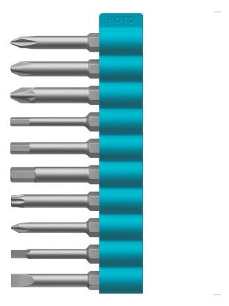 Набор бит Xiaomi HOTO Screwdriver Bit Set 50mm (QWLSD003) 10 шт. - фотография № 1