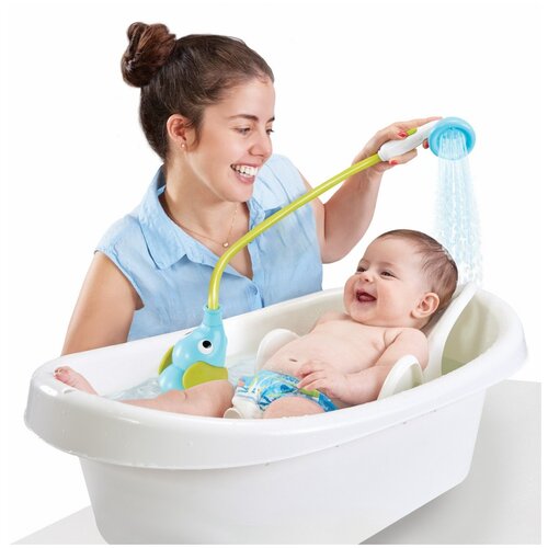 игрушка для купания yookidoo 40158 мобиль Детский душ для ванны Yookidoo Слоненок; голубой