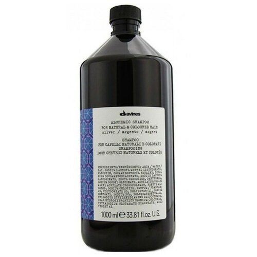 Davines Alchemic Shampoo (silver) - Шампунь Алхимик для Натуральных и Окрашенных Волос (Серебрянный) 1000мл