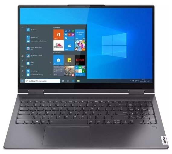 Ноутбук Lenovo Yoga 7 15ITL5 156 FHD IPSCore i5-1135G78GB512GB SSDIris Xe GraphicsWin 11 Home 64-bitNoODDсерый 82BJ0099RU