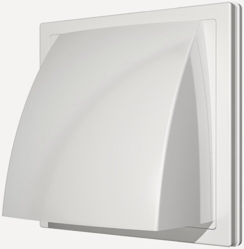 Изображение товара Выход стенной вытяжной Street Line, 1919К15.16ФВ, слоновая кость, с фланцем, с обратным клапаном, 19 х 19 см