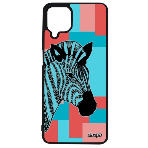 фото Красивый чехол на смартфон // samsung galaxy a12 // "зебра" полосатая horse, utaupia, цветной