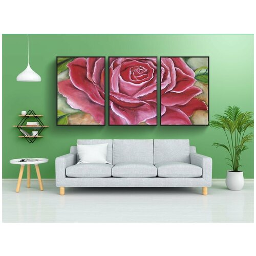 фото Набор модулных постеров для интерьера "кадр, картина, гравировка" 60x90 см. в тубусе, без рамки lotsprints