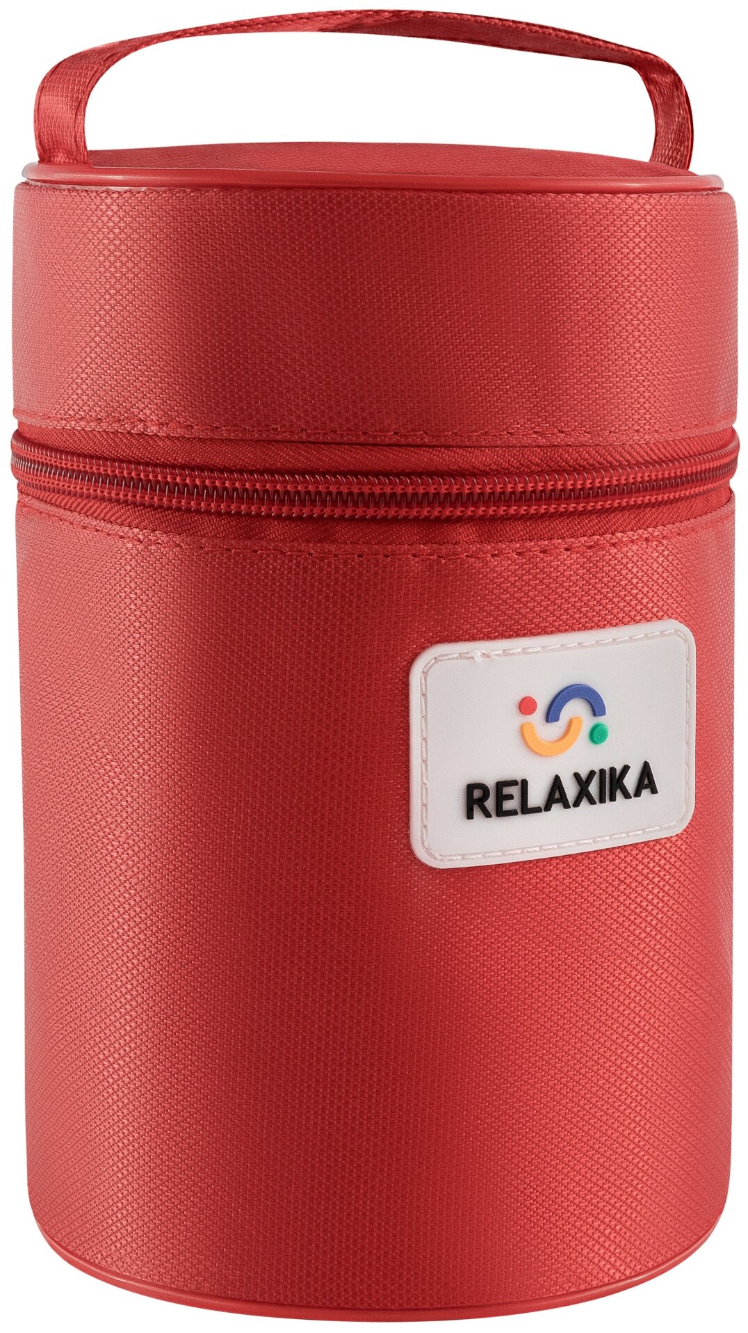 Термос для еды Relaxika 301 (0,7 литра) в термочехле, стальной - фотография № 9