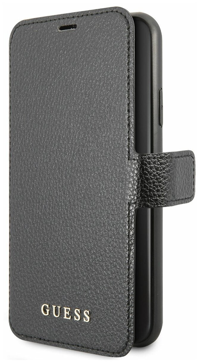 Чехол-книжка Guess для iPhone 11 Pro Max, Iridescent Booktype PU Black
