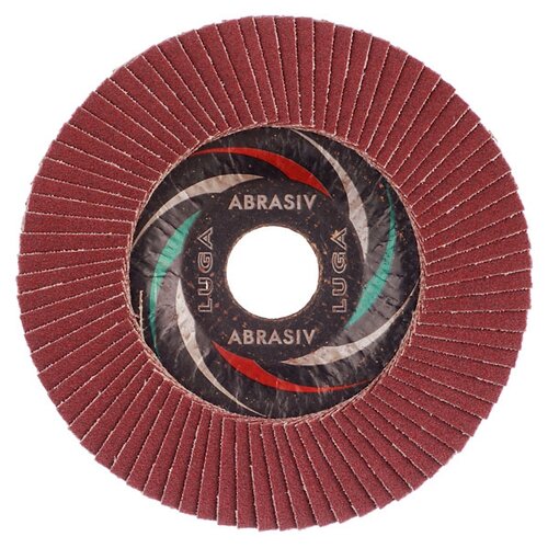 круг лепестковый торцевой луга 3656 115 25 Лепестковый диск LUGAABRASIV 3656-125-25, 1 шт.